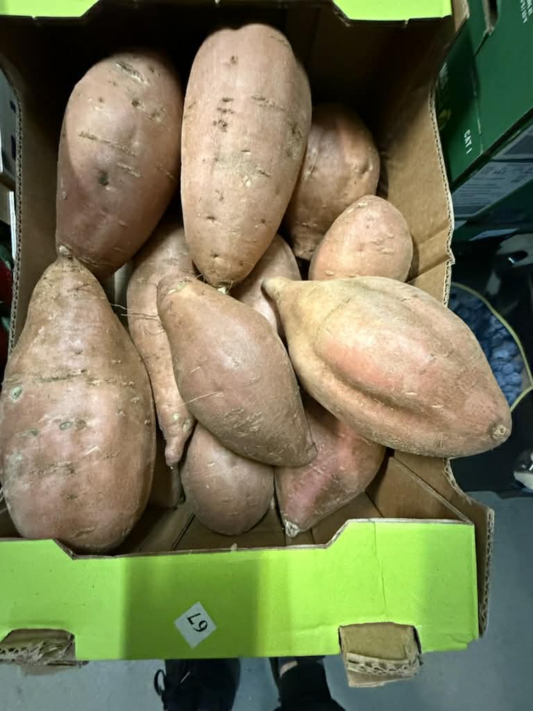 Świeże produkty gotowe do transportu